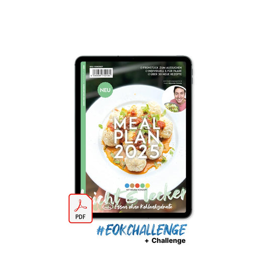 Low-Carb Ernährungsplan 2025 (Ebook) + Januar Challenge